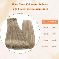 Full Shine 22 Inch Weft Hair Extensions Human Hair