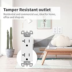 Micmi Decorator Receptacle Outlet, Standard