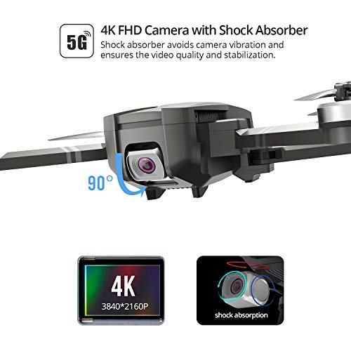 Holy Stone HS720 Foldable GPS Drone with 4K UHD Camera for Adults