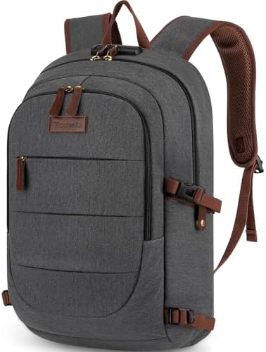 Amazon.com: Tzowla Canvas Laptop Backpack, Bag for Men Women  display picture 3