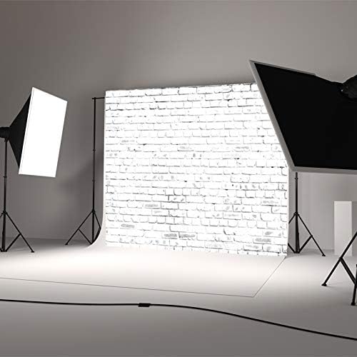 Aisnyho White Brick Wall Backdrop Vintage Retro Backdrops Background ...