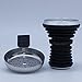 Black Hookha Hub Silicone Shisha Bowl, Wind Screen, food grade quality.Apple on top hookah head / Metal Coal Screen …