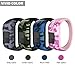 iBREK Bands for Garmin Vivofit jr/jr 2/3, Silicon Stretchy Replacement Watch Bands for Kids Boys Girls Small Large(No Tracker)-Large,Blue Camo