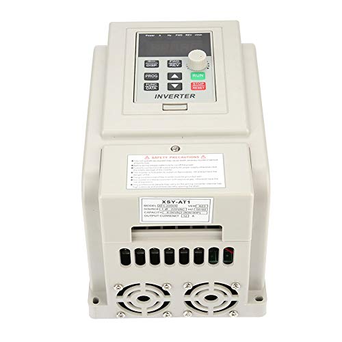 Nikou Variable Frequency Drive - 220V Single-Phase Variable Frequency Drive Inverter Frequency Converter VFD Speed Controller for 3-Phase 2.2kW AC Motor