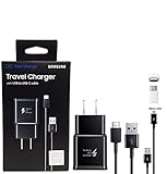 Offical OEM Samsung Adaptive Fast Charging Charger - for Samsung Galaxy S8/S8 plus/Note8 and Car Charger (US Retail Packing Kit) (Renewed)