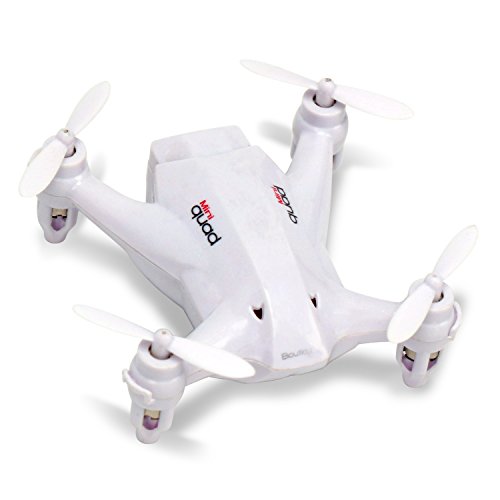 Dwi Dowellin Mini Drone For Beginners 2.4G 4CH 6 Axis Headless Mode RC Small Quadcopter Nano Pocket Aircraft X165 White