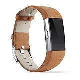 GinCoband Fitbit Charge 2 bands,Genuine Leather Replacement bands for Fitbit Charge 2 NO Tracker