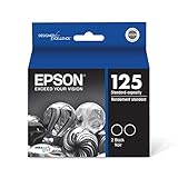 Epson T125120-D2 DURABrite Ultra Black Dual Pack Standard Capacity Cartridge Ink