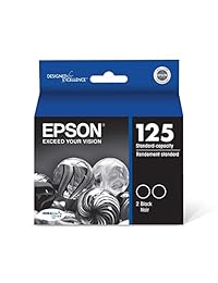 Paquete de cartuchos de tinta de capacidad estándar ultra negro y color Epson T125120-BCS DURABrite