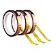 CoYlBod Heat Tape,Heat Resistant Tape,Heat Transfer Tape,Thermal Tape,High Temperature Tape, No Residue 1/2 inch（13mm X 33m Polyimide Tape for Sublimation,Masking,3D Printing,Electric Task, Soldering