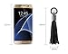 Remax 1 Piece Leather Tassels Keychain Cable, USB Charger Sync Data Cable for Samsung Galaxy, Android Device (Keychain Tassels/Black)