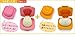 M.V. Trading Plastic Egg Mold Star Fish Car Heart Rabbit Bear Shape, 6-pcs Set