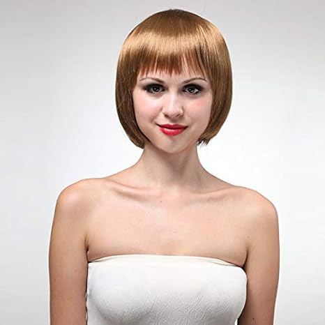 Mys57 Beautiful Chin Length Straight Bob Style Women S Synthetic