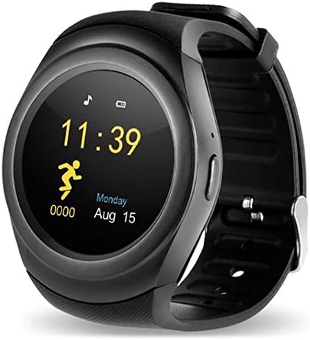 Padraig T11 Pro Black Smartwatch/Watchphone with Bluetooth Compatible with BlackBerry Classic Non Camera Mobiles