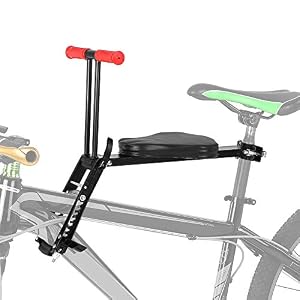 Lixada Child Bicycle Seat Foldable Kids Bike Seat Children Safety Bicycle Front Seat for Mountain Bikes