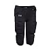 Under Armour Boys' Integrated Vented Football Pants, Black /Graphite, Youth Large
