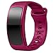 Feskio Samsung Gear Fit 2 Pro/Fit 2 SM-R360 Replacement Watch Band Strap Accessory Soft Silicone Wristband Strap Sport Band Bracelet for Samsung Gear Fit 2 Pro/SM-R360 Smartwatch