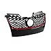 Mifeier For VW MK5 06-09 GTI 05-10 Jetta Honeycomb Mesh Style Front Grille With Red Trim Grill