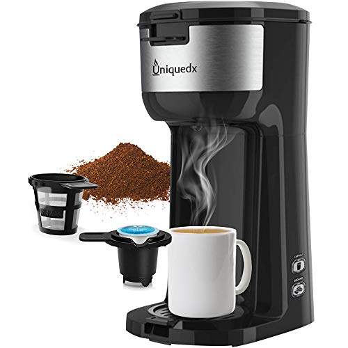 Single Serve Coffee Maker, Dual for KCup Pod & Ground Coffee Brewer