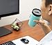 MIRA 12 oz Coffee Travel Tumbler - Vacuum Insulated Stainless Steel with Easy-Press Lid - Temperature Control Cup - Teal