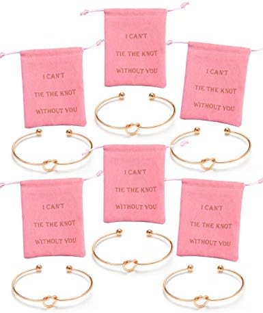 CHICNOW Bridesmaid Proposal Maid of Honor Personalized Rose Gold - Main Image