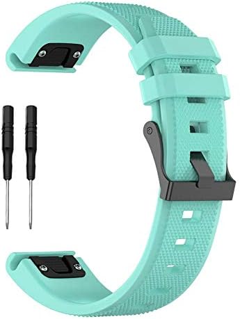 gouxia74534 Gouxia Soft Silicone Sport Wristband For Garmin Forerunner 945 935 Smart Watch With Tools - Quick Release Watch Band Strap