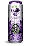 Sambazon Amazon Energy Drink, Low Calorie - Acai Berry Pomegranate - 12 OZ - 24 pk