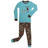 LazyOne Boys Duck Duck Moose Kids PJ Set Long Sleeve