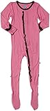 Kickee Pants Ruffle Footie (Toddler/Kid) - Winter Rose/Midnight-4T