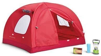 american girl play tent