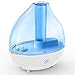 Ultrasonic Cool Mist Humidifier DONGSHEN 1.7L Capacity Diffuser Humidifiers Portable Personal Humidifier Max 12 Hours Automatically Shut-off 7 Colors Changeable LED Light