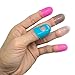 16-Piece Silicone Finger Guards (4 Sizes S/M/L/XL) for Paperwork, Embroidery