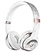 iiRov White Scratched Marble DesignSkinz Full-Body Skin Kit for The Beats by DRE Solo 3 Wireless Headphones/Ultra-Thin/Matte Finished/Protective Skin Wrap (Beats not included) …