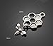 NP Supplies 10 PCS/Lot 26mm*13mm alloy antique silver plated animal charm bee honey metal charms - (NS629)