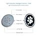 BukNikis LED Car Cup Holder Mats Pads Dog Paw RGB LED Lights Car Drink Coaster Accessories Interior Decoration Atmosphere Light - Universal (Pack of 2)