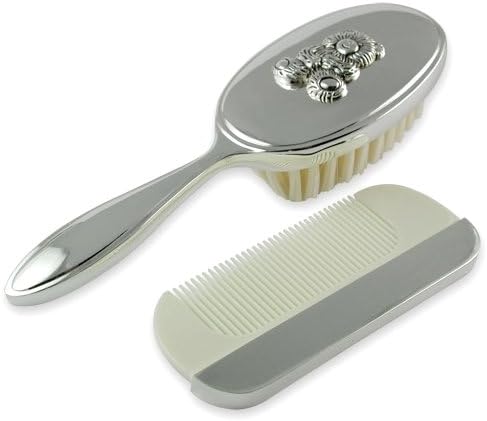 christening brush and comb set