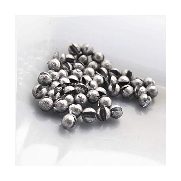 Z&S Blei-Gewichtssenker, 100 Stück/Box, rund, geteilt, Angelblei, abnehmbar, 0,3 g, 0,5 g, 1,0 g, 1,5 g, 2,0 g – Bild 6