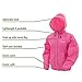 FROGG TOGGS Women's Ultra-Lite2 2-Layer Waterproof Breathable Rain Jacket, Pink, Large