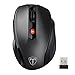 VicTsing 2.4G Profesional Mouse / Ratón Inalámbrico Ergonómico con Bluetooth,6 Botones, Nano Receptor, 2400DPI y 5 Nivel Ajustable, para Windows, Mac y Linux - color Negro