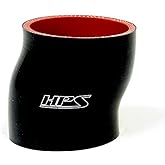 thumbnail image 2 of TENKEAUTO Black Silicone Reducer Hose – 2" To 2.5" ID, 4-Ply, 6" Length – Intercooler/Intake 2 of 4