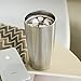 DOMICARE 20oz Stainless Steel Tumbler with Lid, Double Wall Vacuum Insulated Travel Mug, Durable Insulated Coffee Cup,4 Pack, Stainless Steel