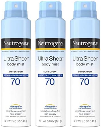 sunscreen spray non comedogenic