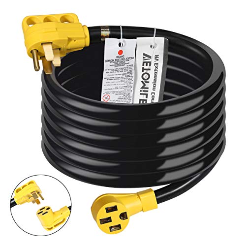 VETOMILE 30Ft 50Amp (14-50P to 14-50R) RV Extension Cord with Handle, 125V/250V for Trailer Motorhome Camper