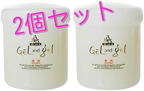 Amazon ゲルアンドゲル ゲル ゲル クリーム 500ｇ 医薬部外品 2個セット ゲルアンドゲル オールインワン 通販