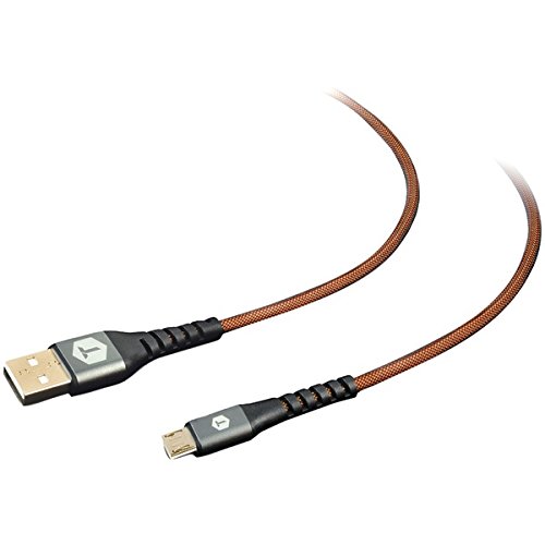 Toughtested 8 Pro Armor Weave Cable W/Slim Tip: Micro Usb (Black)