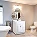 Design House 545004 Wyndham Ready-To-Assemble 1 Door/2 Drawer Vanity, White, 24-Inches Wide by 31.5-Inches Tall by 18-Inches Deep