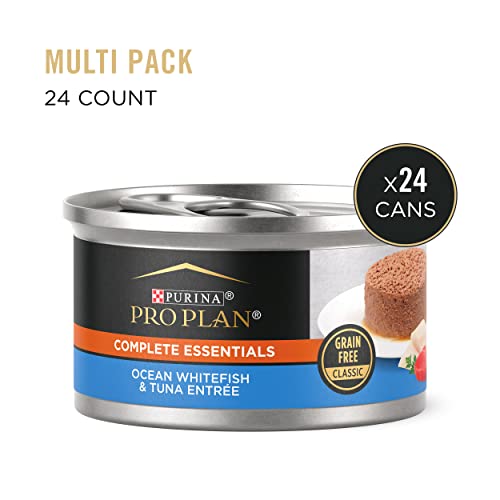 Purina Pro Plan Gravy, High Protein Wet Cat Food, COMPLETE ESSENTIALS Ocean Whitefish & Tuna
