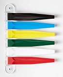 Primary Color Exam Room Flags, 6 Flags