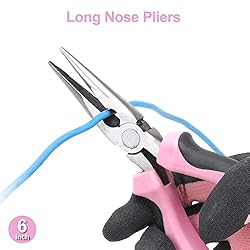 FASTPRO 5-Piece Pink Utility Pliers Set with