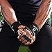 PRIM8 Workout Gloves with Wrist Support for Gym Workouts, Pull Ups, Cross Training, Weightlifting, Calisthenics, WOD, Exercise - Silicone Padding -Great Hand Grip & No Calluses (Black, M)